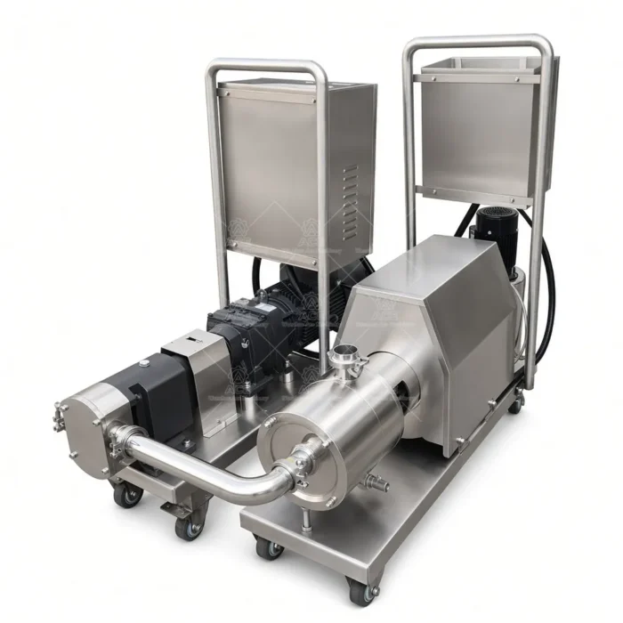 Three Stage High Shear Emulsifier Pump with China Motor for Cosmetics - Image 2