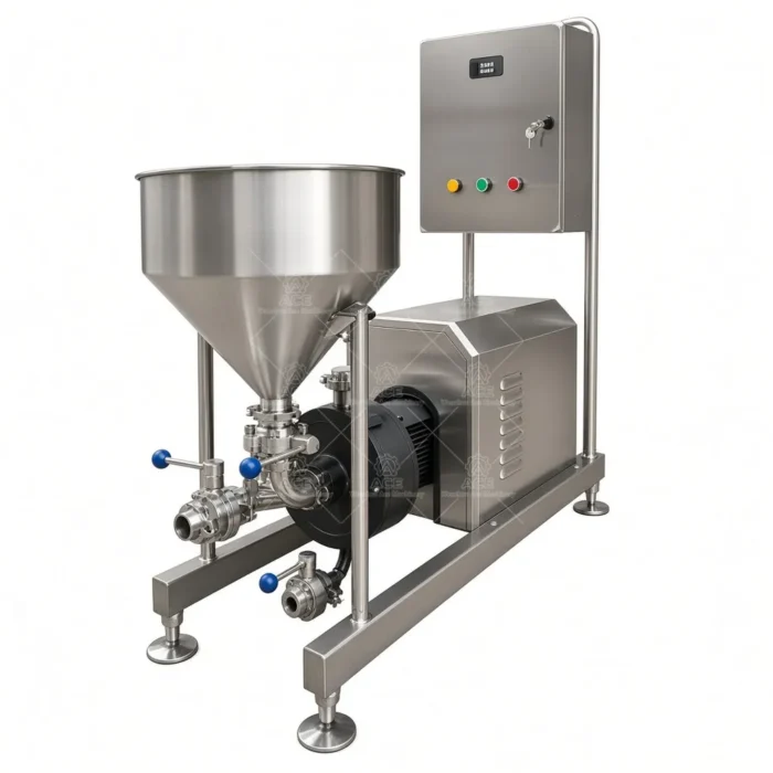 Pompa emulsificante sanitaria ad alta velocità da 500L per liquidi cosmetici viscosi - immagine 3