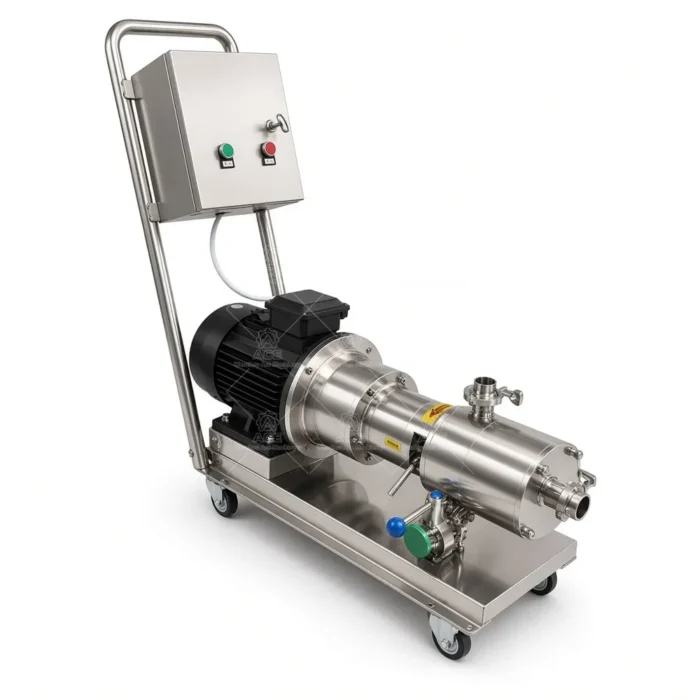 Ace Mixer Pompa omogeneizzatrice in linea ad alta taglio con macinazione, SUS316L - immagine 5