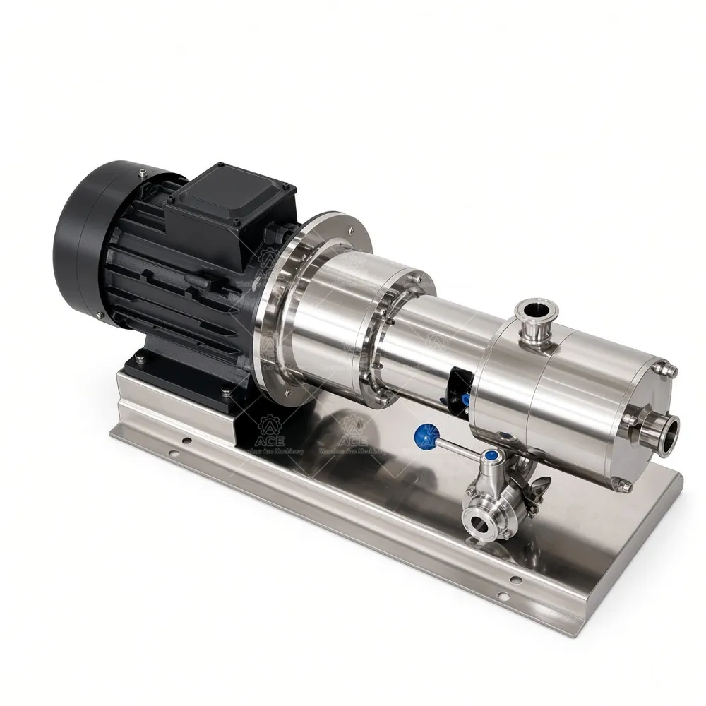 Ace Mixer Inline High-Shear Rotor-Stator Pump for Soap, Powder and Emulsion