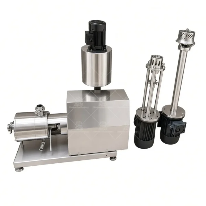 Pompa Homogenizer Emulsifier Geser Tinggi Sanitasi untuk Susu dan Krim - Gambar 6