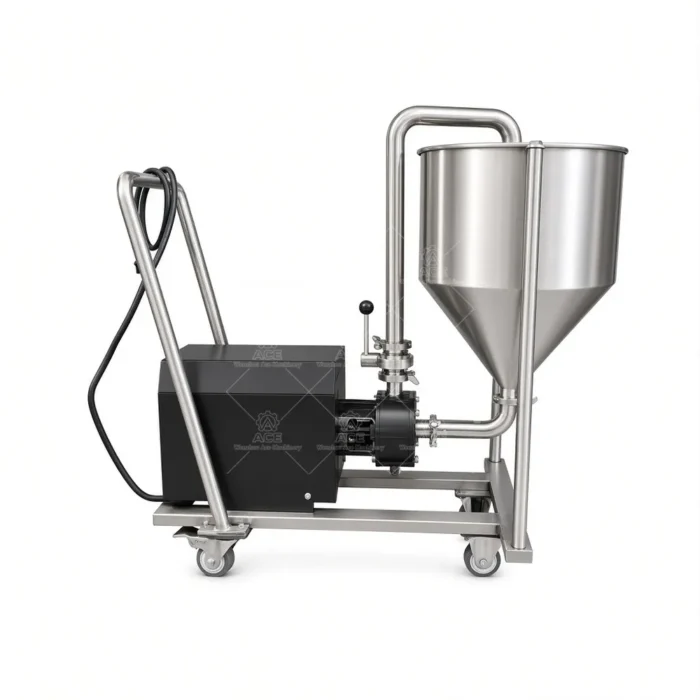 Sanitary Inline High Shear Homogenizer for Lipstick & Viscous Cosmetics - Image 2