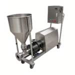 Sanitary High Shear Mixer Three Stage Emulsifying Pump with Hopper - Image 4