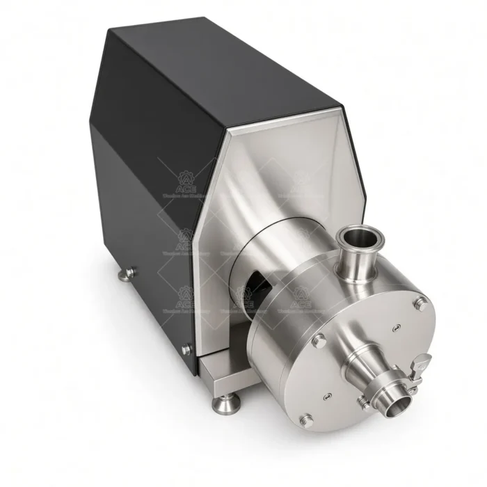 7.5kW 380V Inline High Shear Emulsifier Pump with VFD Control Box - Image 2
