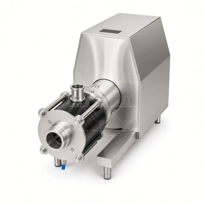 Pompa emulsificante a taglio elevato da 7,5KW 10HP per tubazioni per crema cosmetica - immagine 6