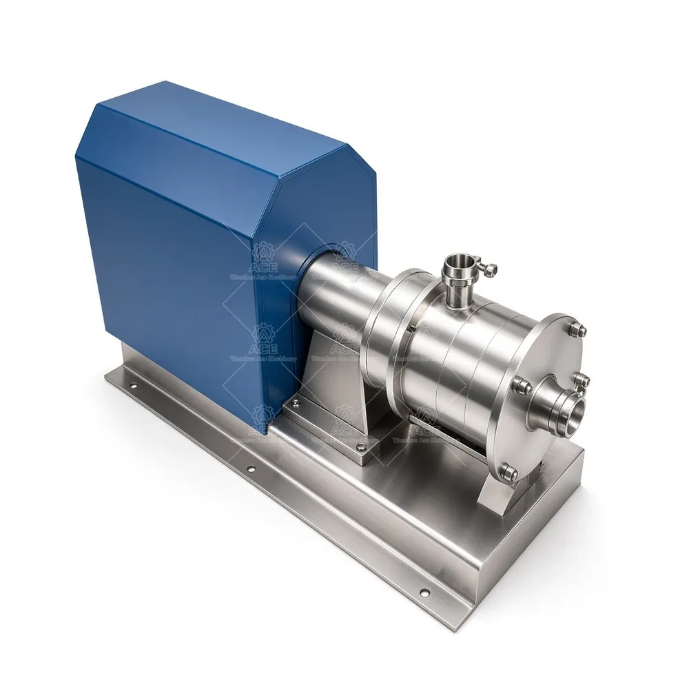 Sanitary High Shear Inline Homogenizer Emulsifying Pump for Cosmetic Cream