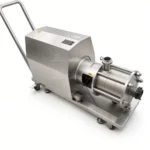 Pompa emulsionante ad alto taglio per tubazioni sanitarie da 1,5Kw con armadio VFD e carrello - immagine 3