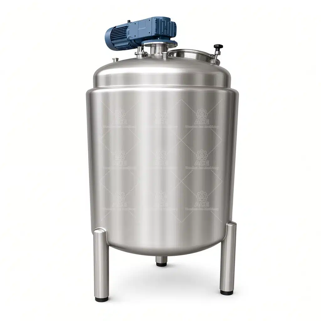 Stainless steel mixing tank
