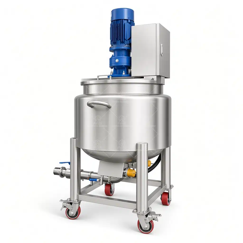 Stainless steel mixing tank