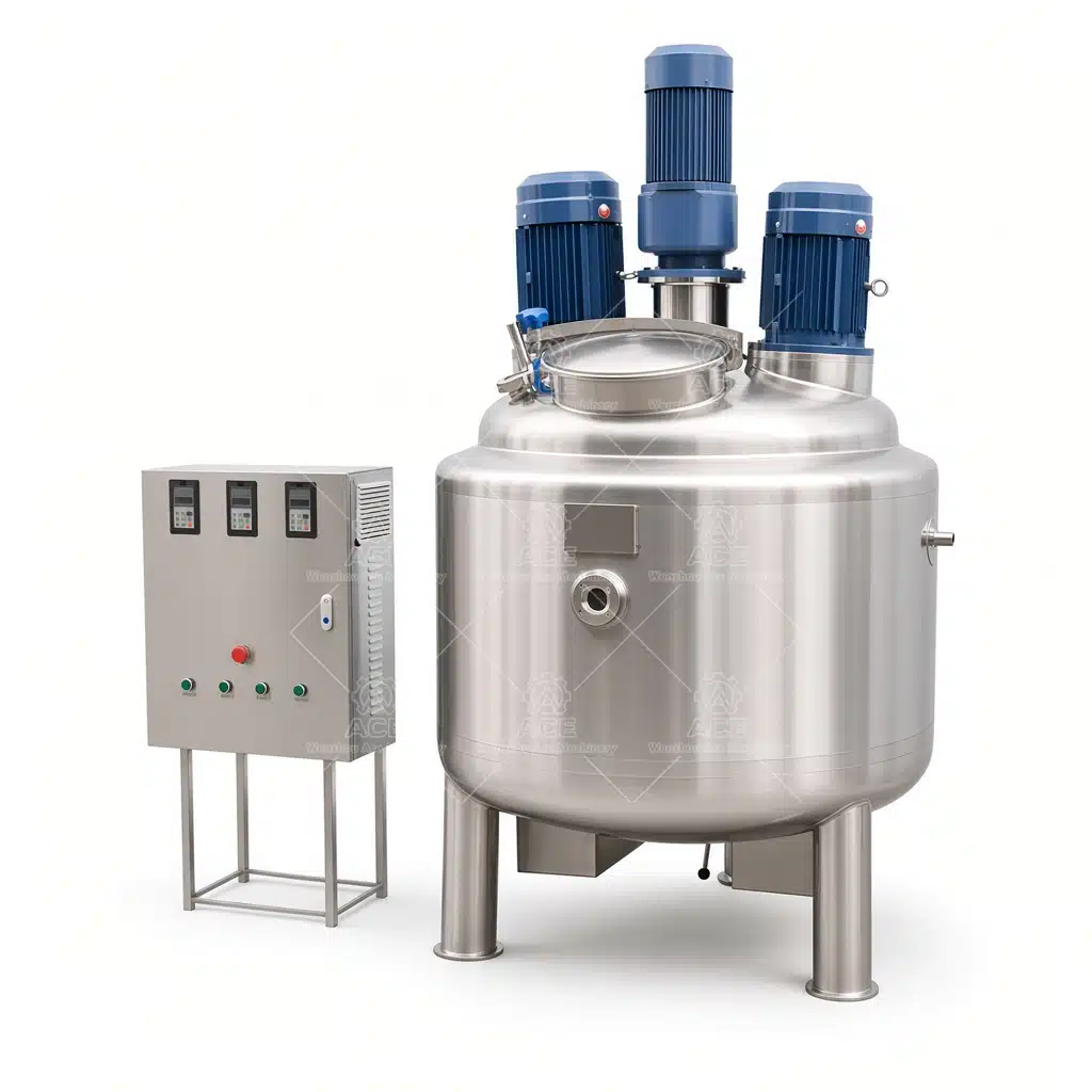 Stainless steel mixing tank