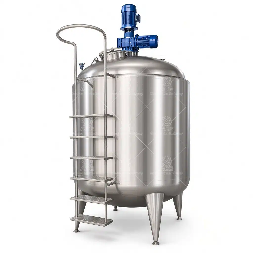 Stainless steel mixing tank