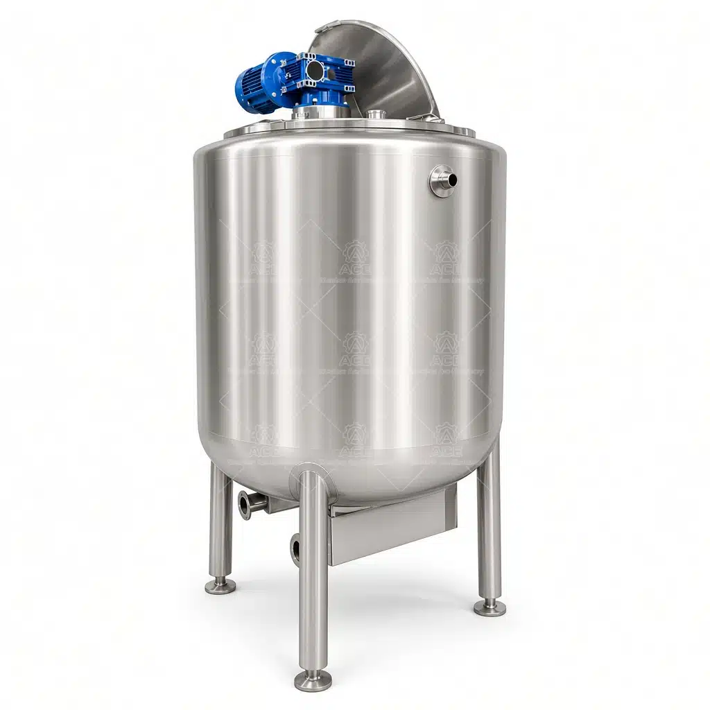 Stainless steel mixing tank