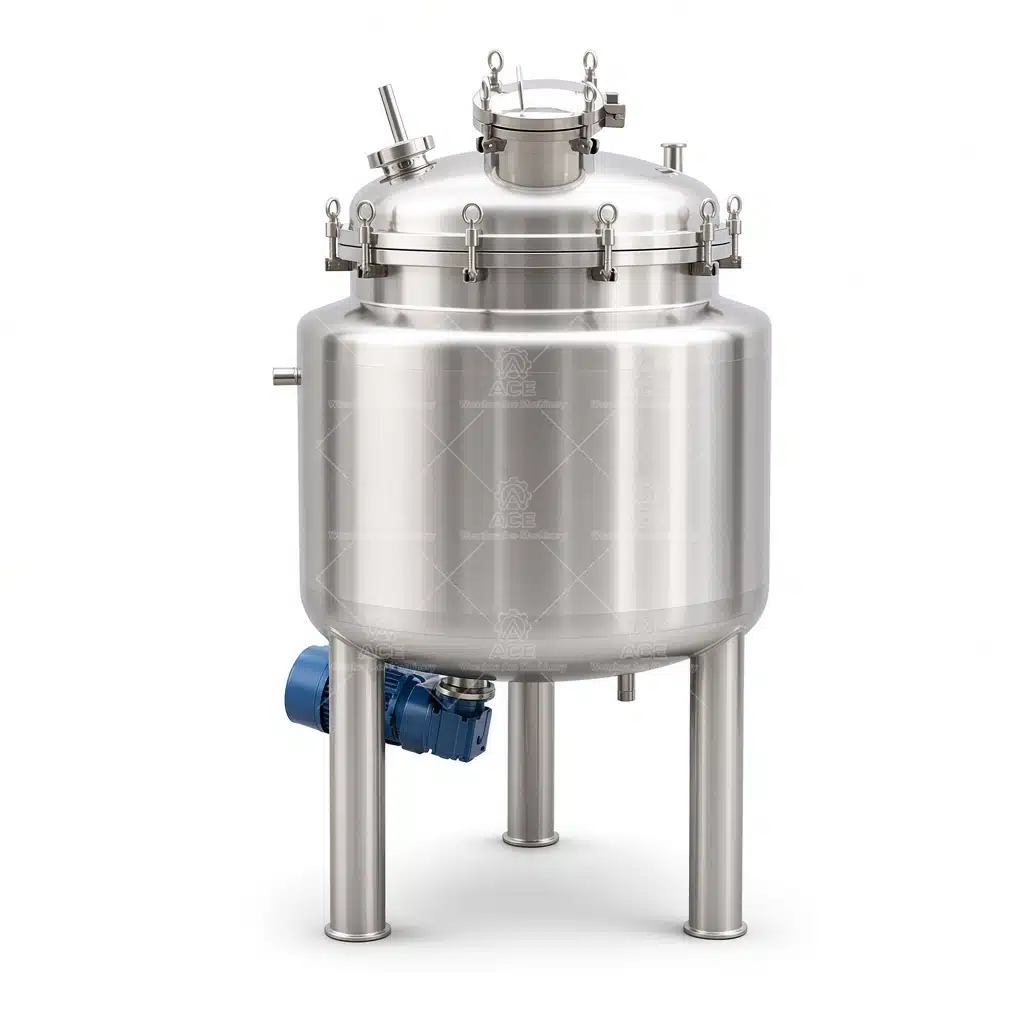 Stainless steel mixing tank