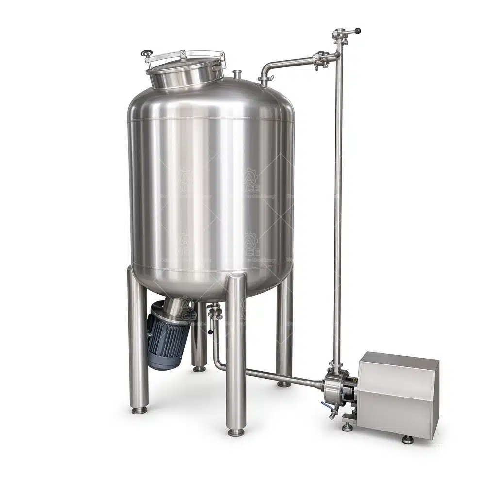 Stainless steel mixing tank