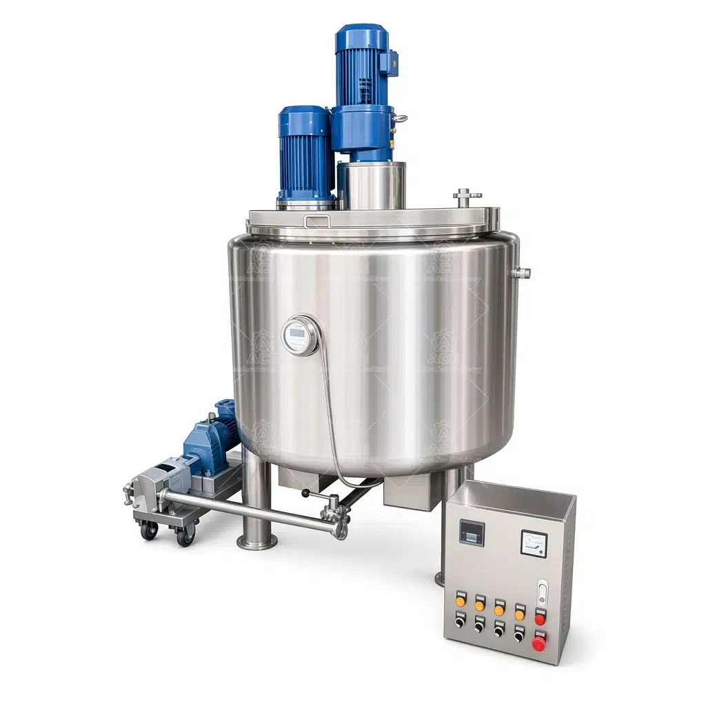 Stainless steel mixing tank