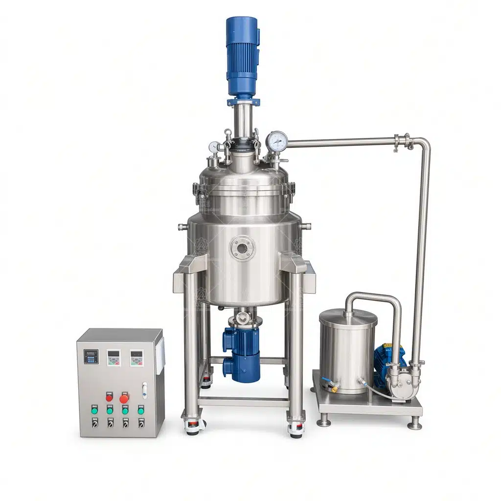 Stainless steel mixing tank