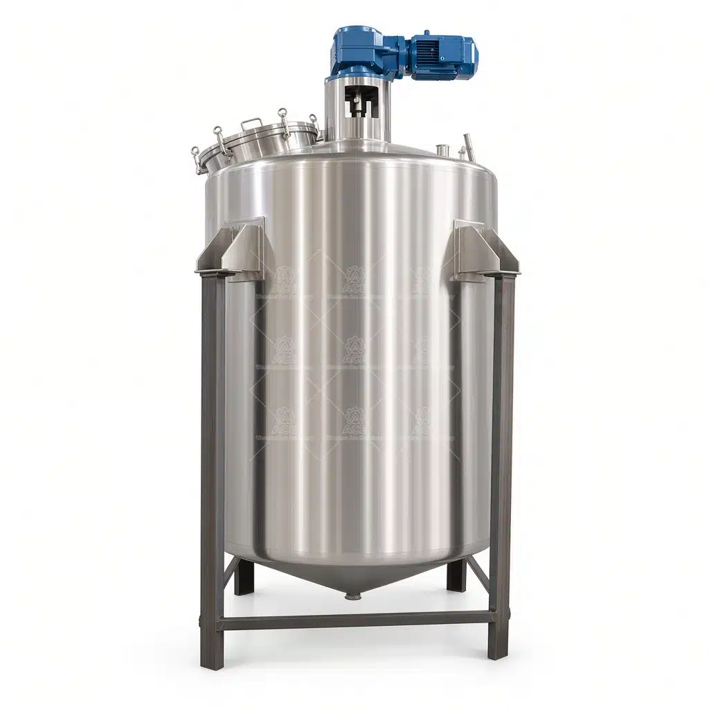 Stainless steel mixing tank