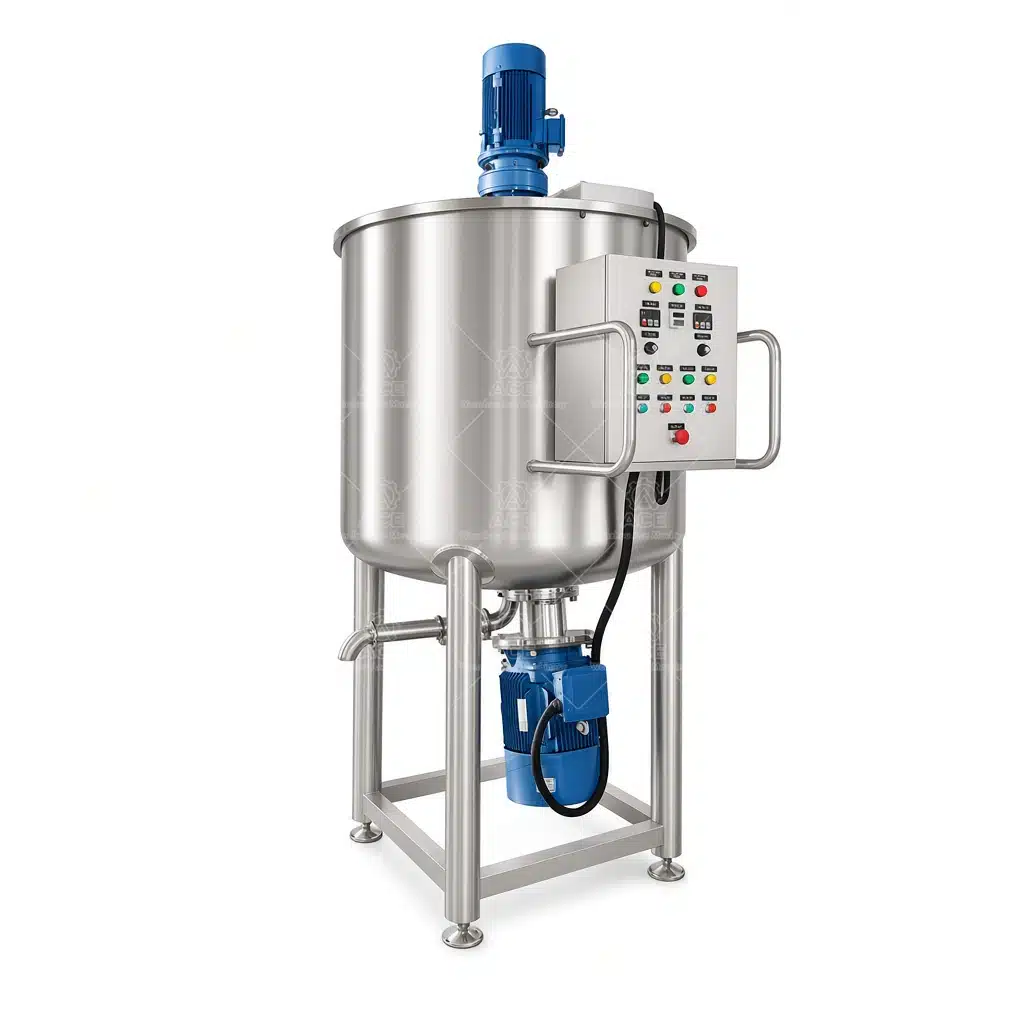 Stainless steel mixing tank