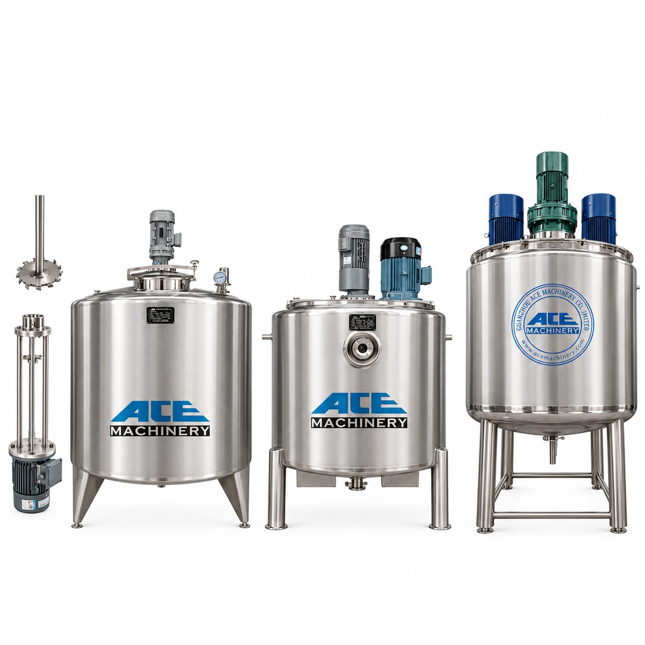 Stainless steel mixing tank